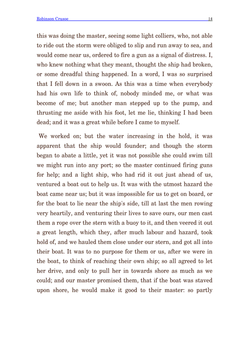 image for page Robinson Crusoe