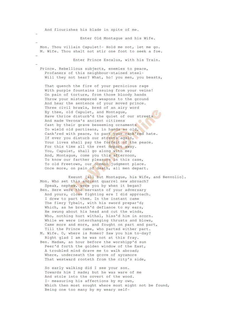 image for page Romeo and Juliet