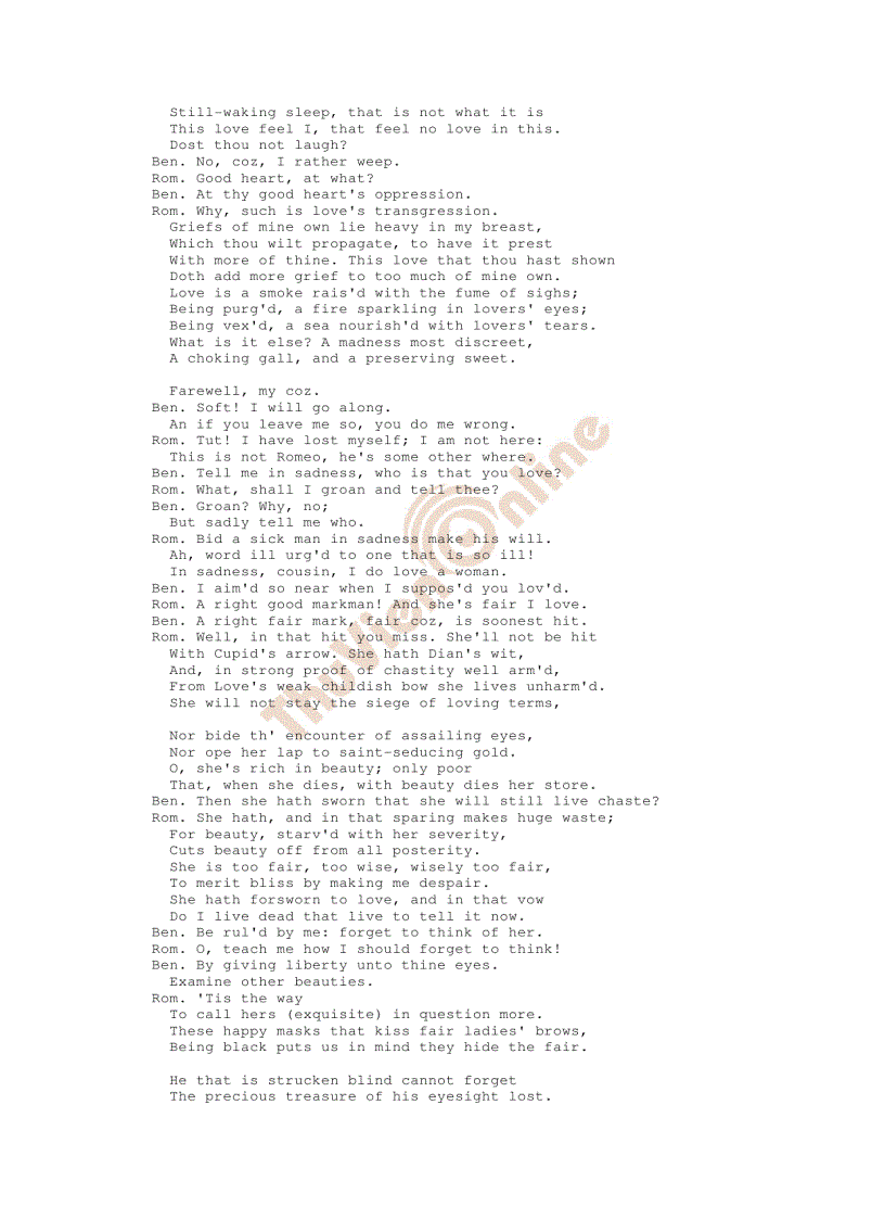 image for page Romeo and Juliet