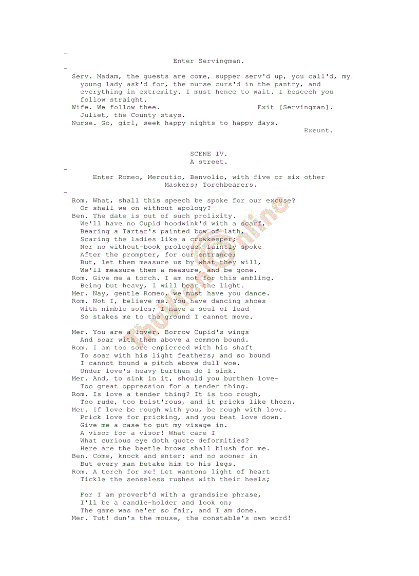 image for page Romeo and Juliet