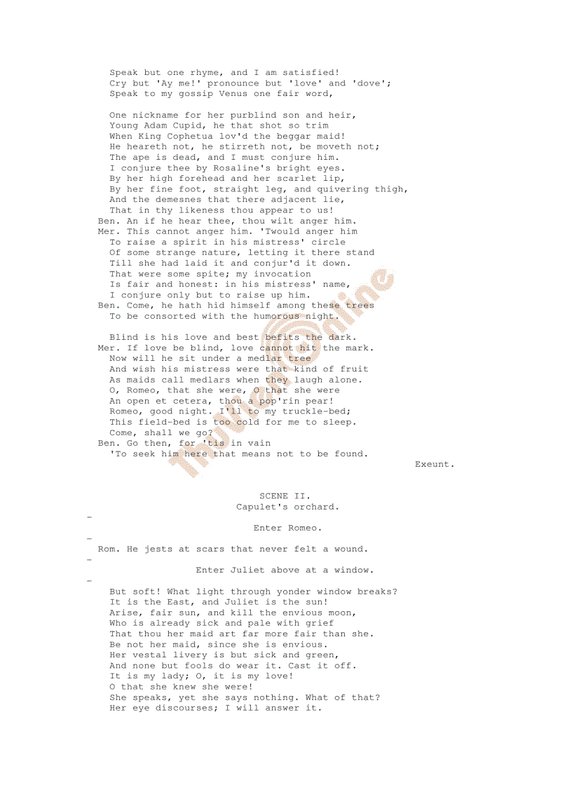 image for page Romeo and Juliet