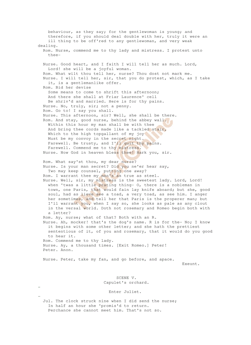 image for page Romeo and Juliet