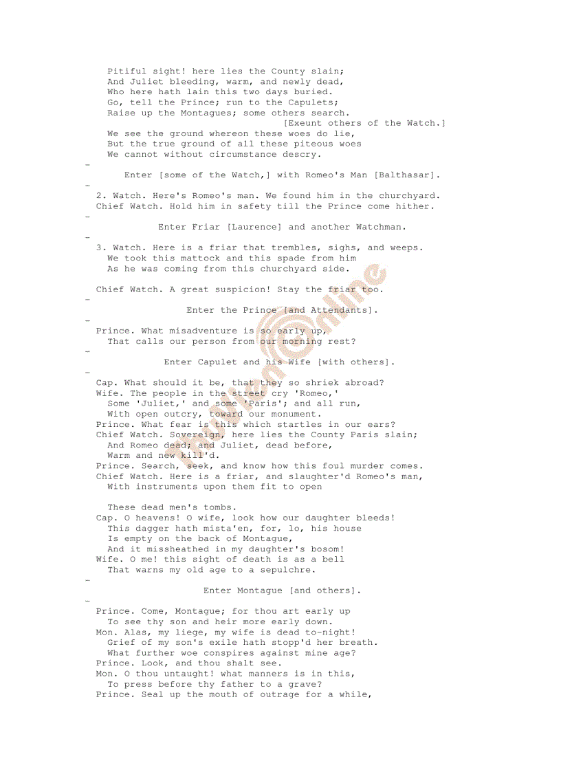 image for page Romeo and Juliet