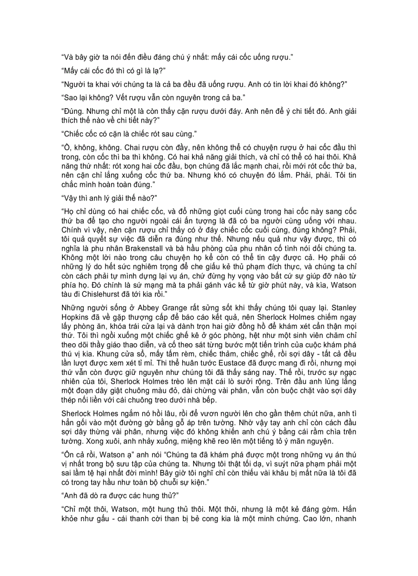 image for page Sherlock Holmes Trở Về