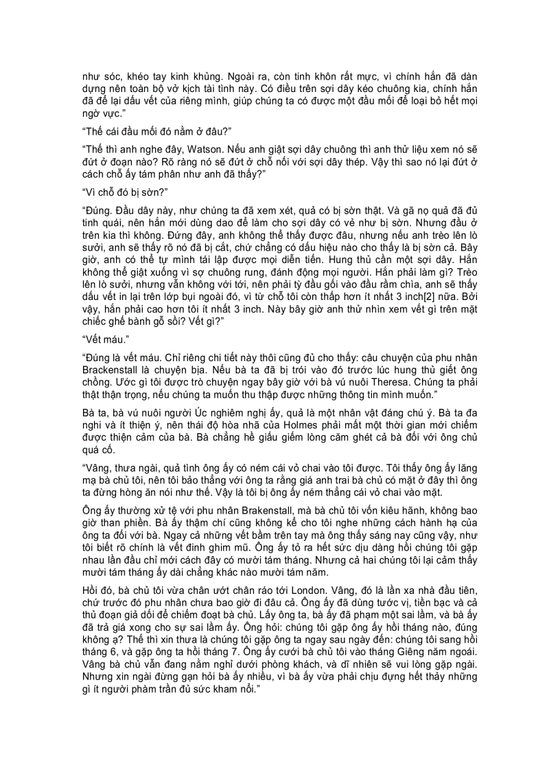 image for page Sherlock Holmes Trở Về