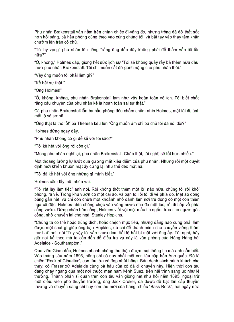 image for page Sherlock Holmes Trở Về