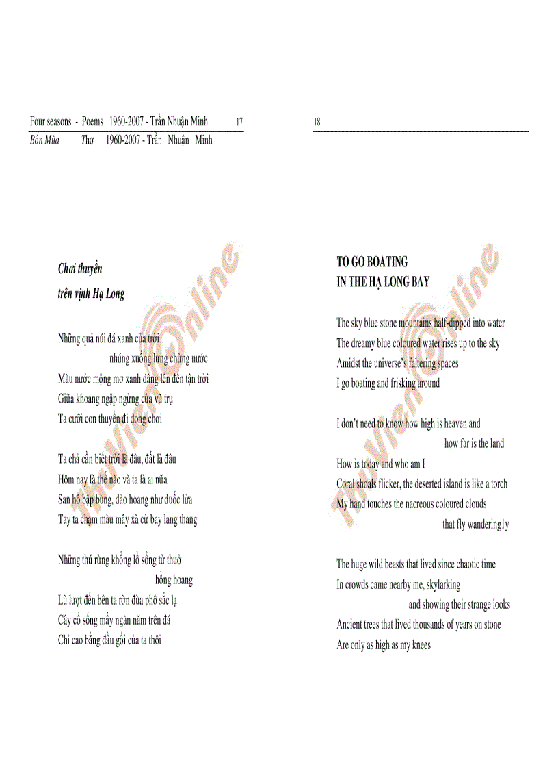 image for page Tập thơ Bốn mùa