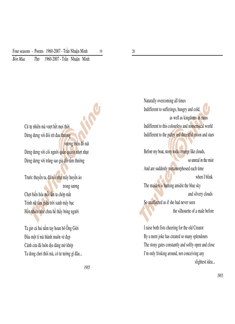 image for page Tập thơ Bốn mùa