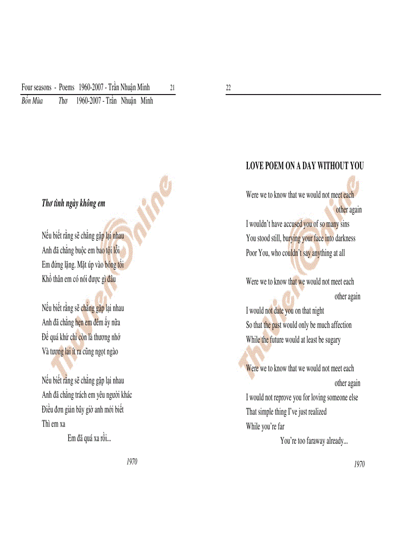 image for page Tập thơ Bốn mùa