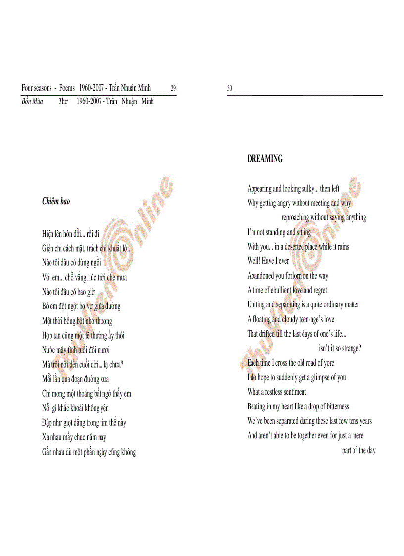 image for page Tập thơ Bốn mùa