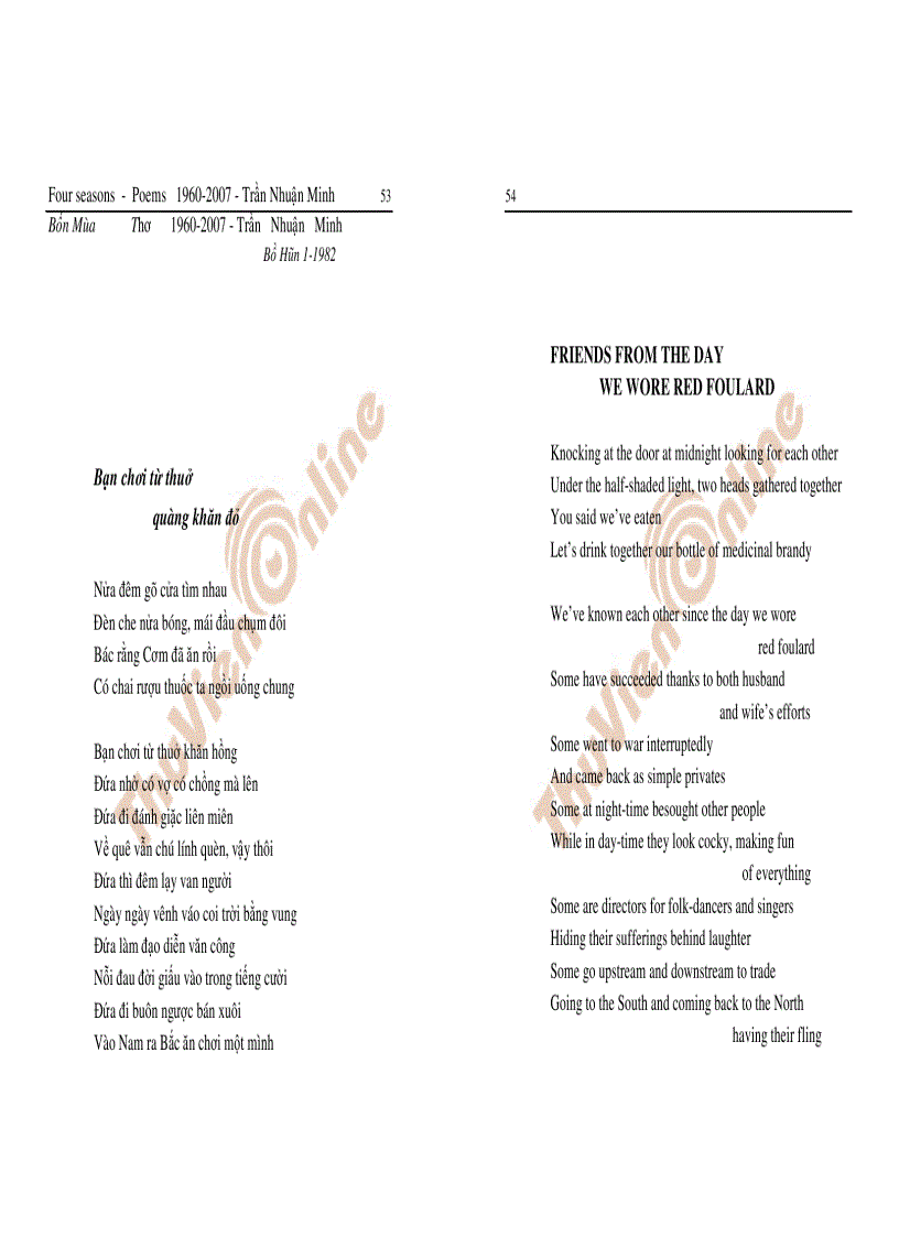 image for page Tập thơ Bốn mùa