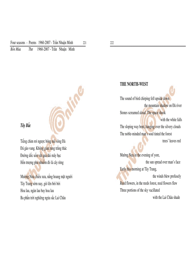 image for page Tập thơ Bốn mùa