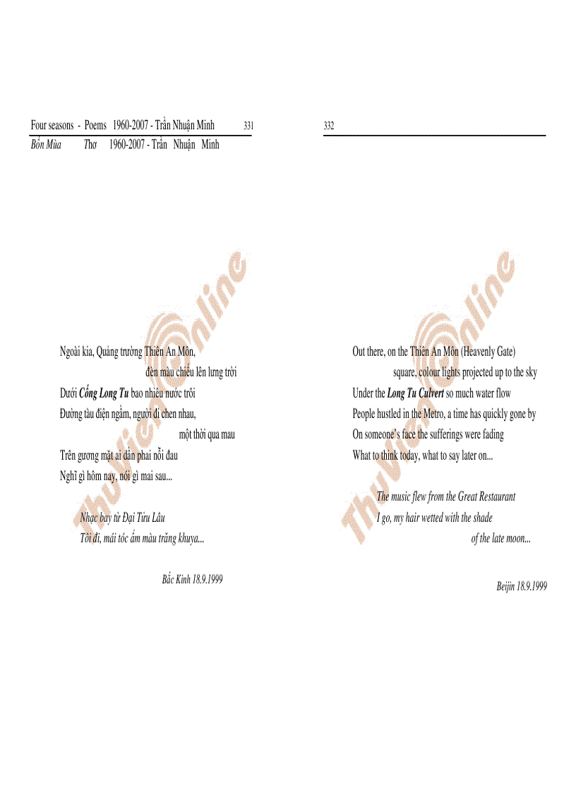 image for page Tập thơ Bốn mùa