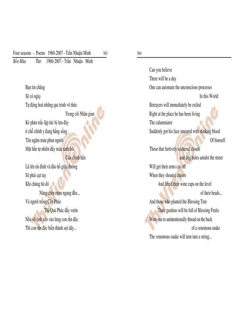 image for page Tập thơ Bốn mùa