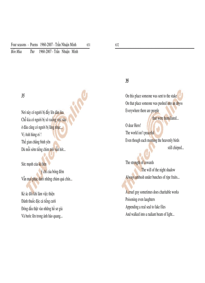 image for page Tập thơ Bốn mùa