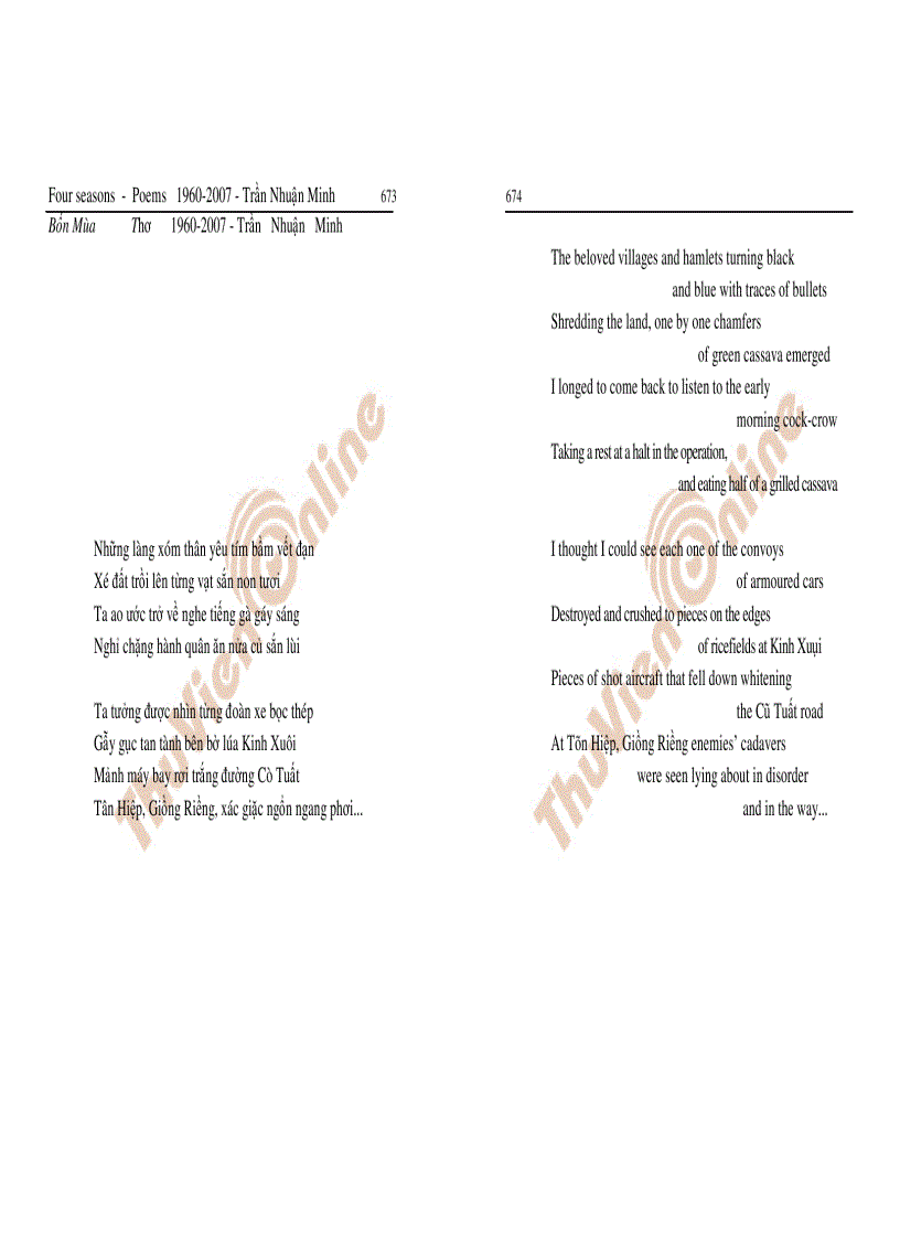 image for page Tập thơ Bốn mùa