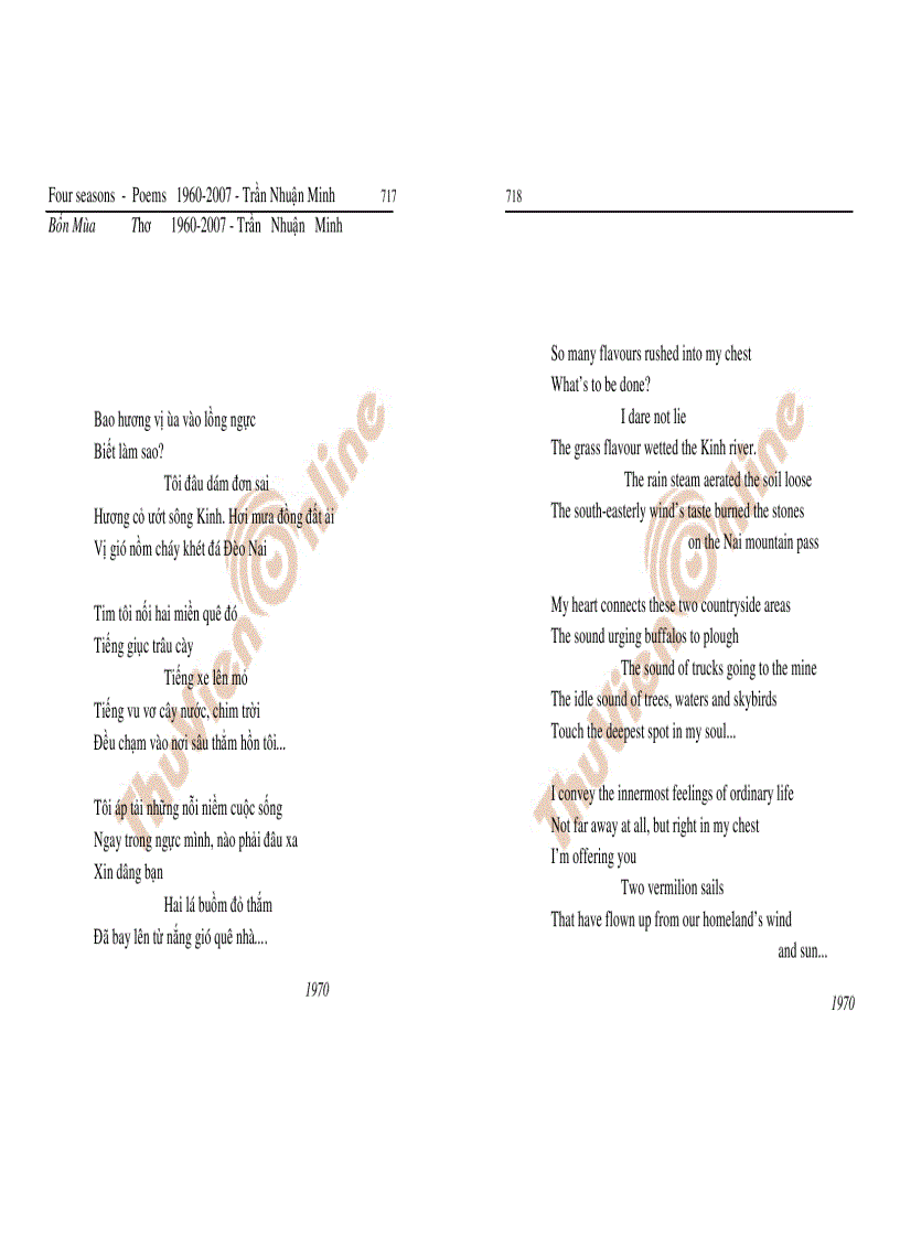 image for page Tập thơ Bốn mùa