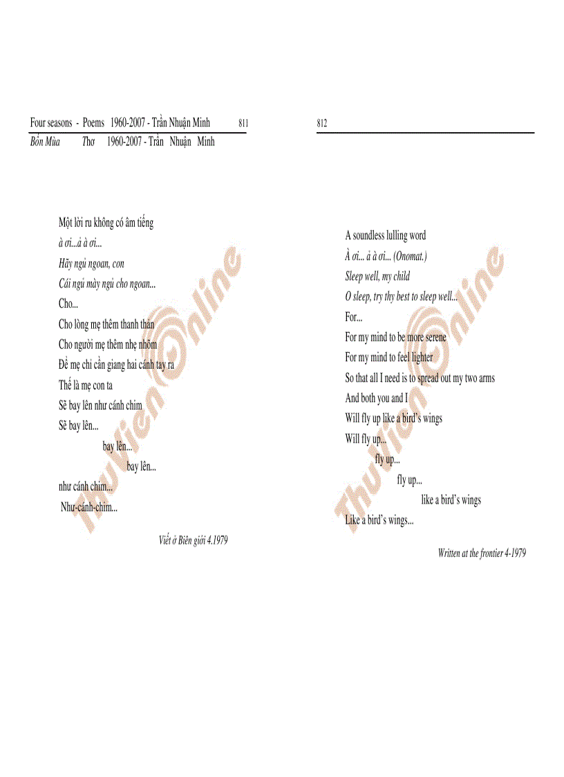 image for page Tập thơ Bốn mùa