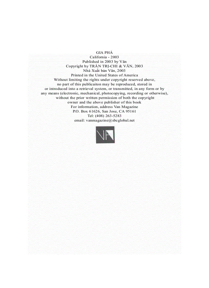 image for page Tập truyện Gia phả