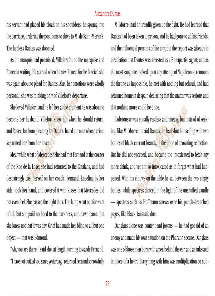 image for page The count of Monte Cristo Bá tước Monte Cristo Phần 1