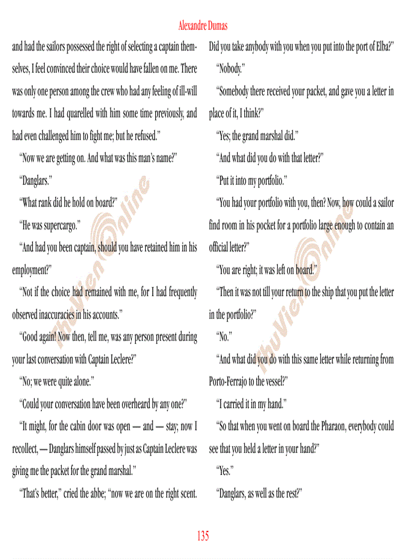 image for page The count of Monte Cristo Bá tước Monte Cristo Phần 1