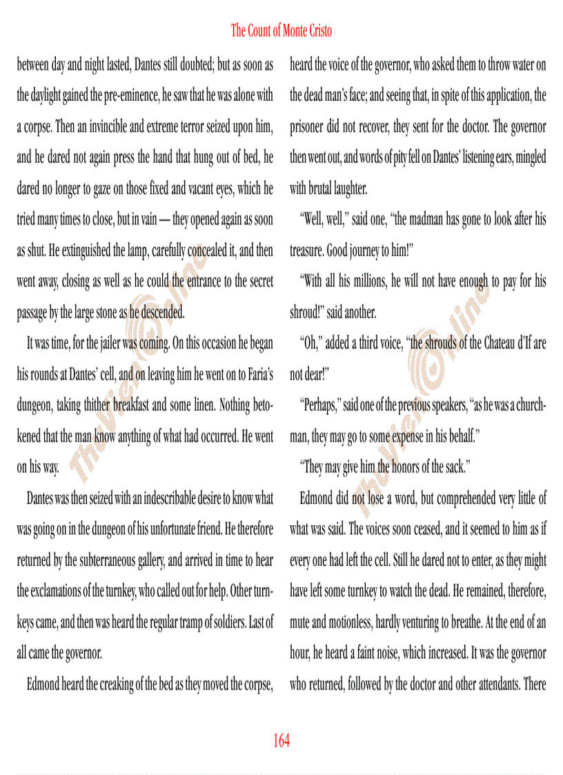 image for page The count of Monte Cristo Bá tước Monte Cristo Phần 1