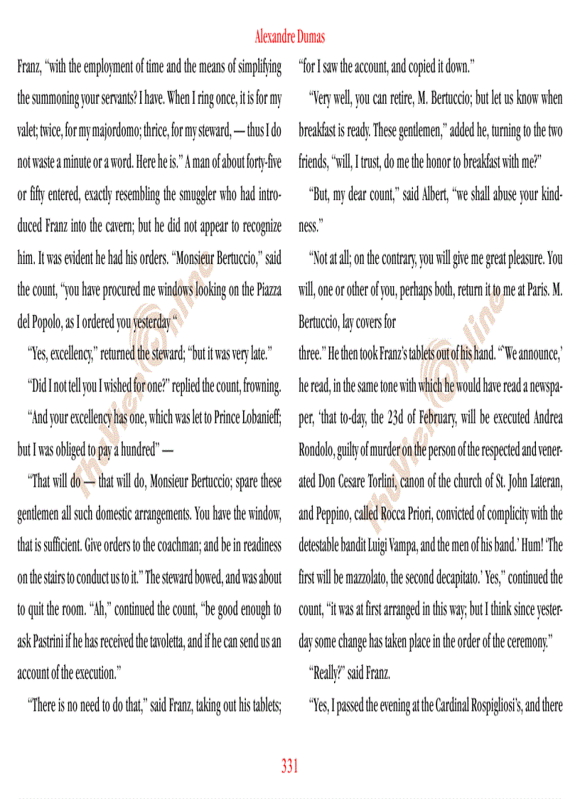 image for page The count of Monte Cristo Bá tước Monte Cristo Phần 1