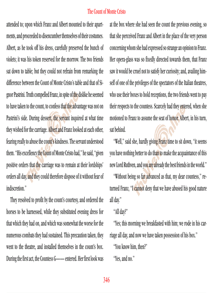 image for page The count of Monte Cristo Bá tước Monte Cristo Phần 1