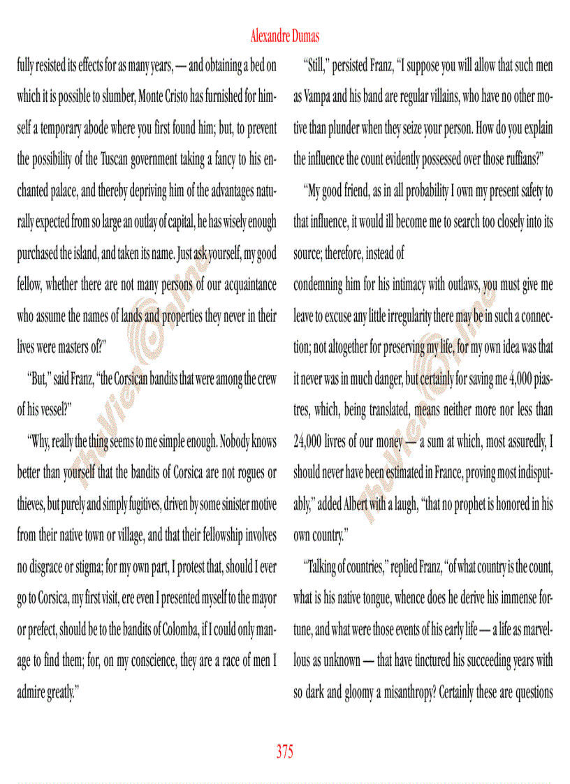 image for page The count of Monte Cristo Bá tước Monte Cristo Phần 1