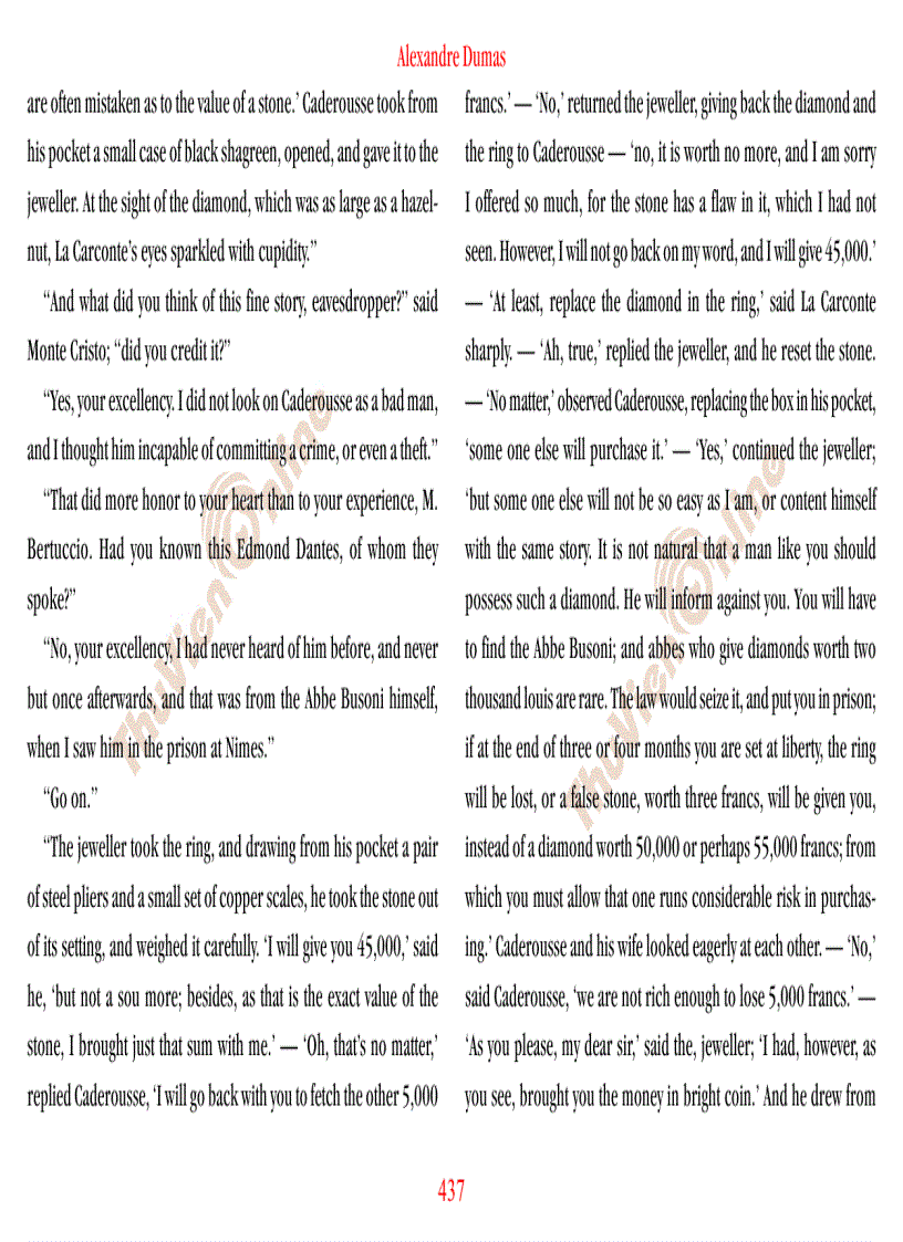 image for page The count of Monte Cristo Bá tước Monte Cristo Phần 1