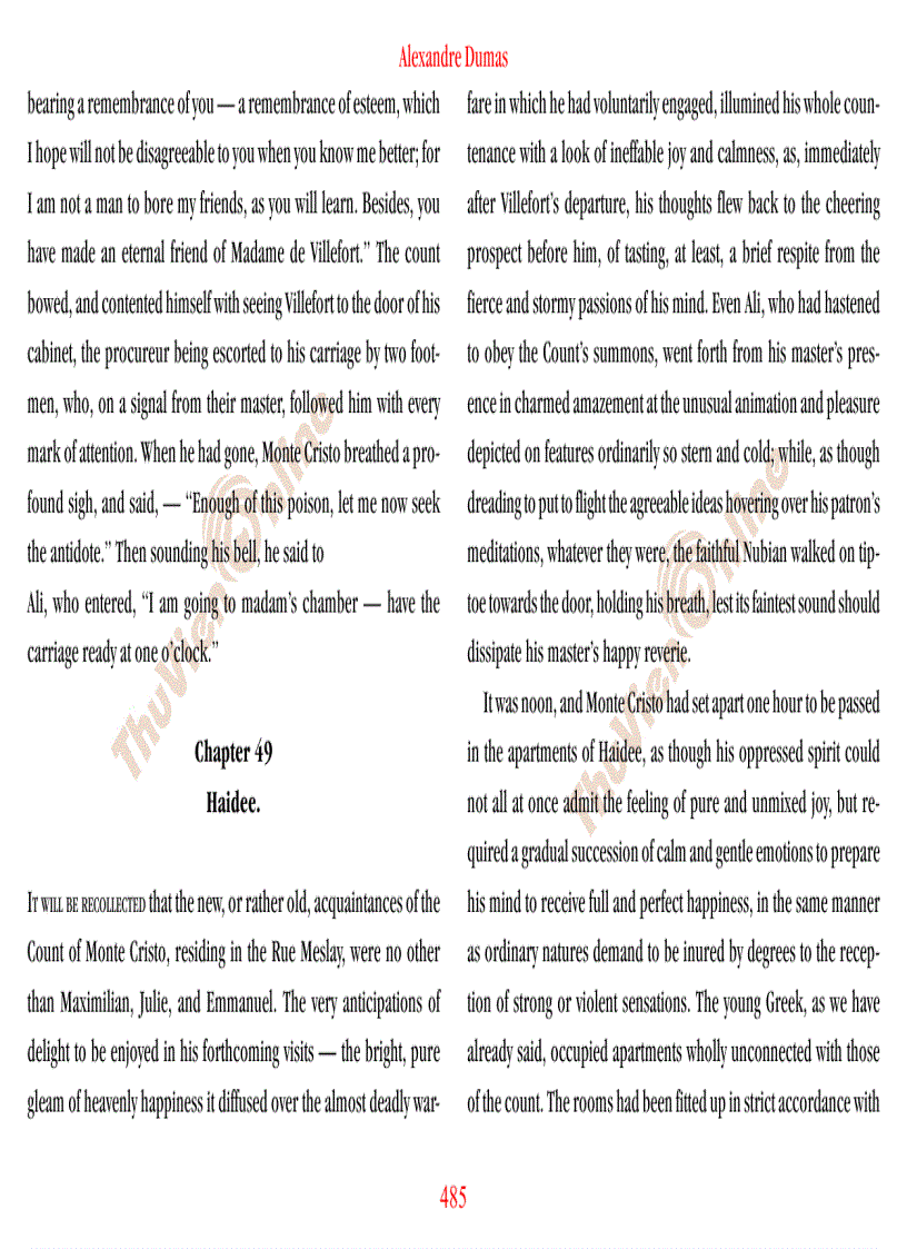 image for page The count of Monte Cristo Bá tước Monte Cristo Phần 1