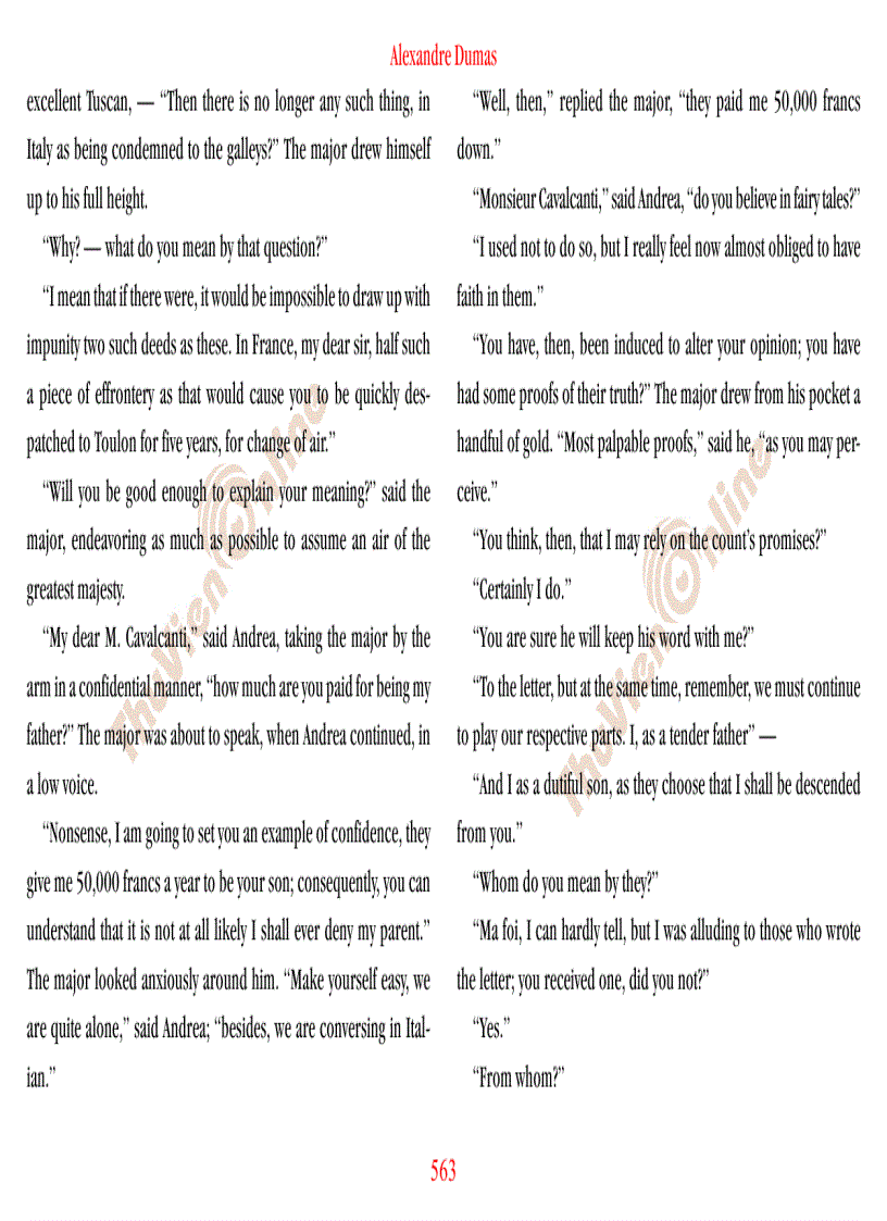 image for page The count of Monte Cristo Bá tước Monte Cristo Phần 1