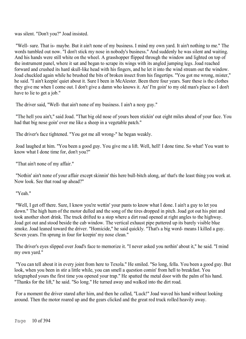 image for page The Grapes of Wrath