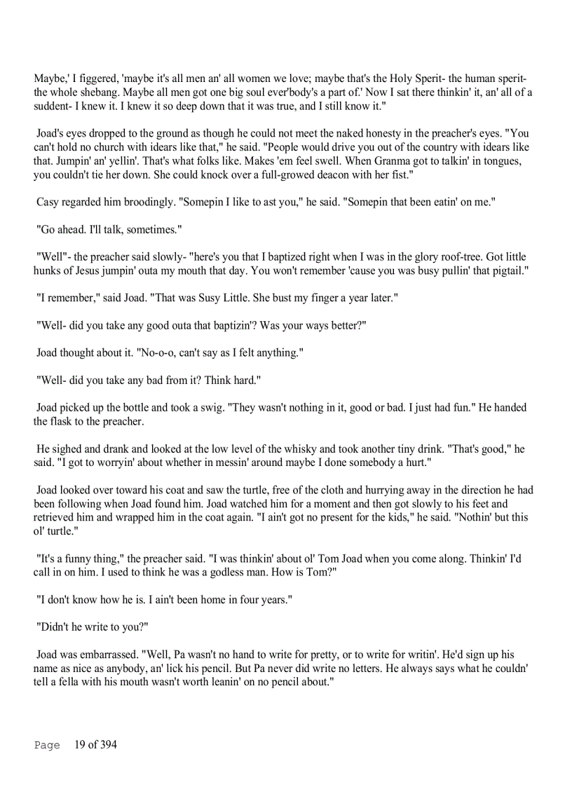 image for page The Grapes of Wrath