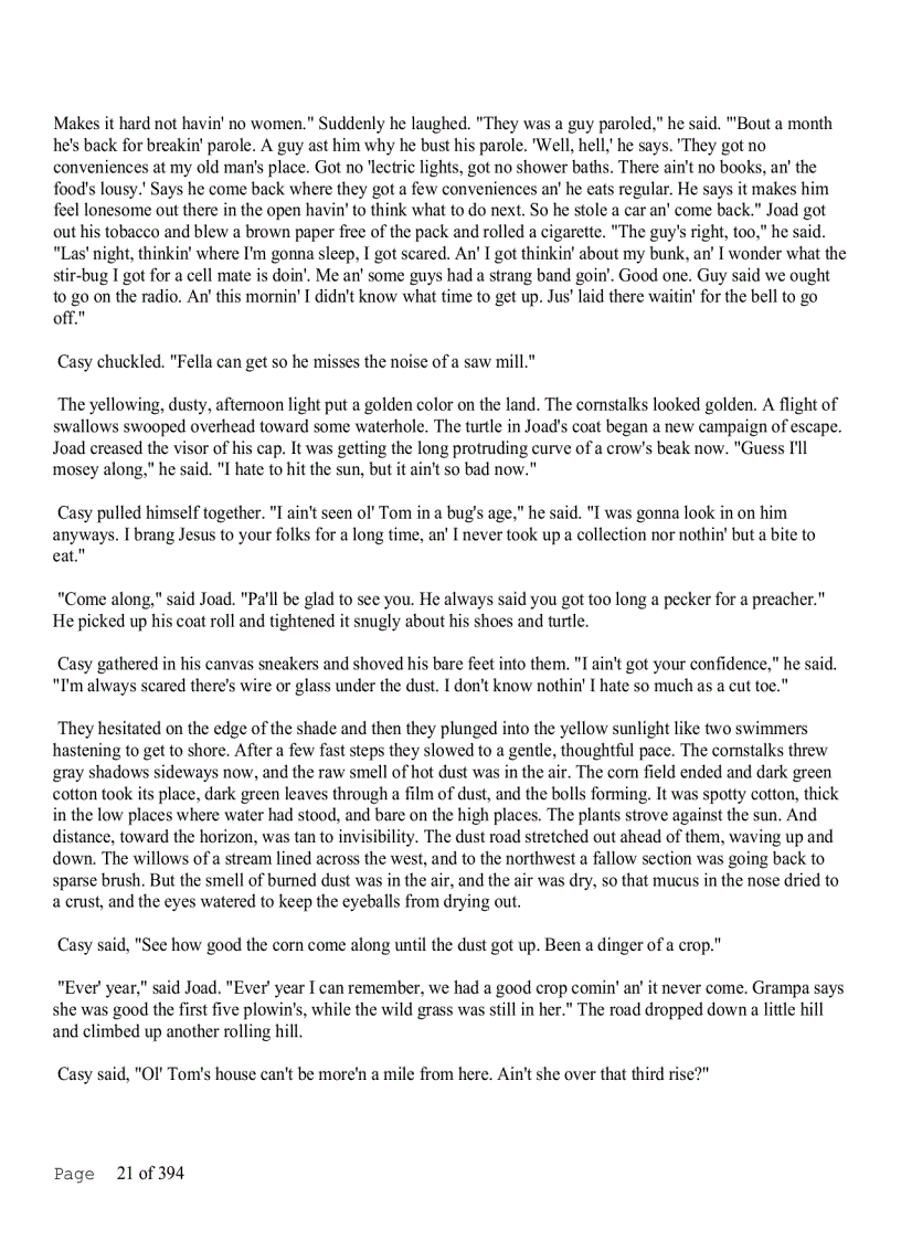 image for page The Grapes of Wrath