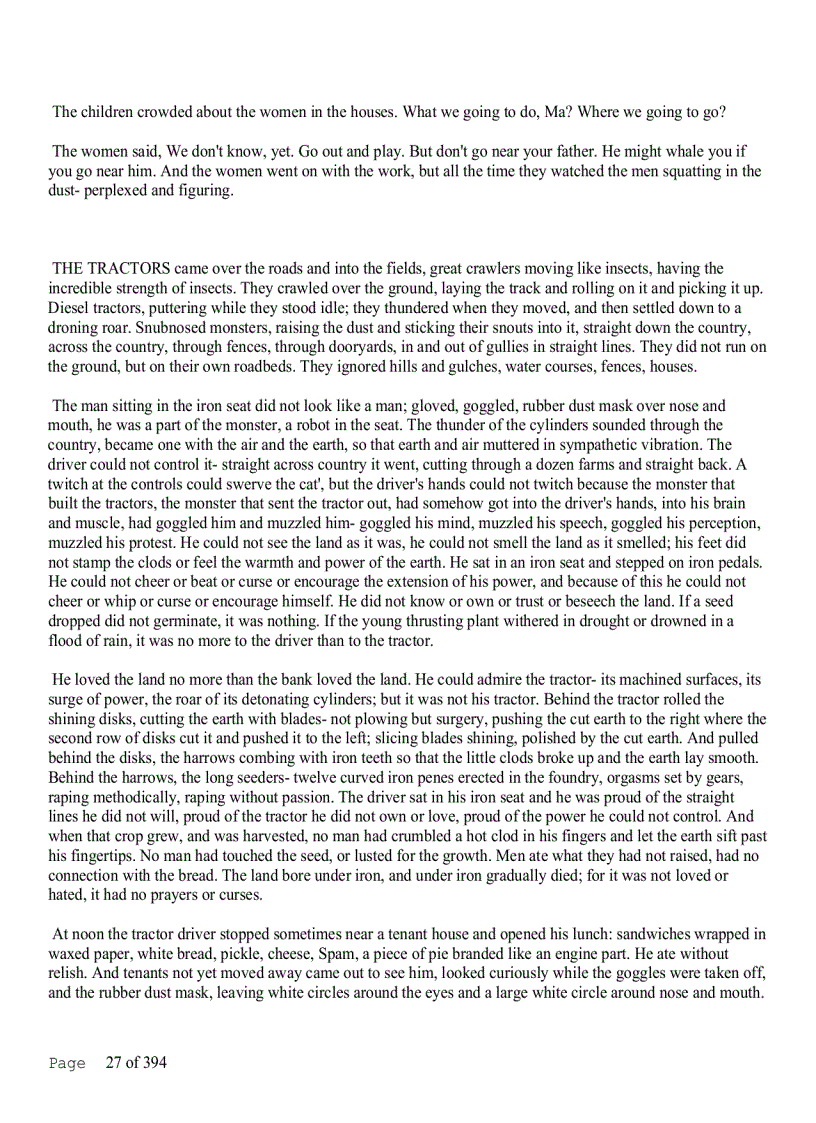 image for page The Grapes of Wrath