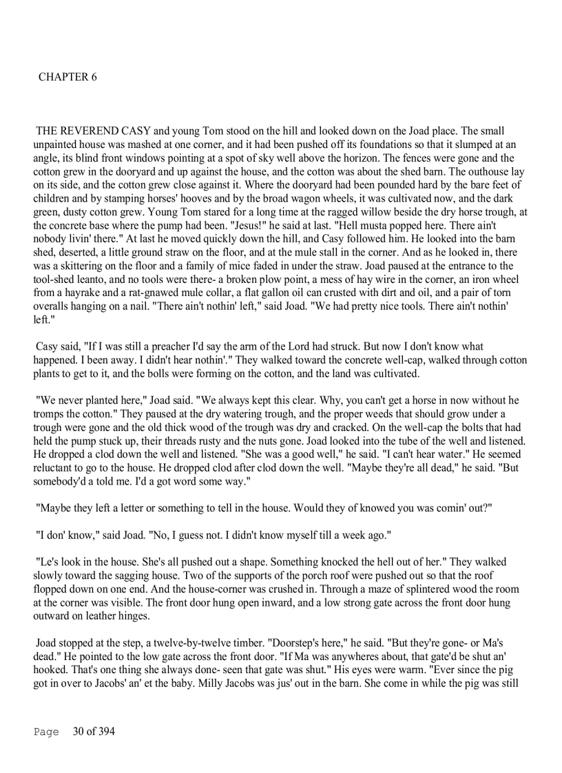 image for page The Grapes of Wrath