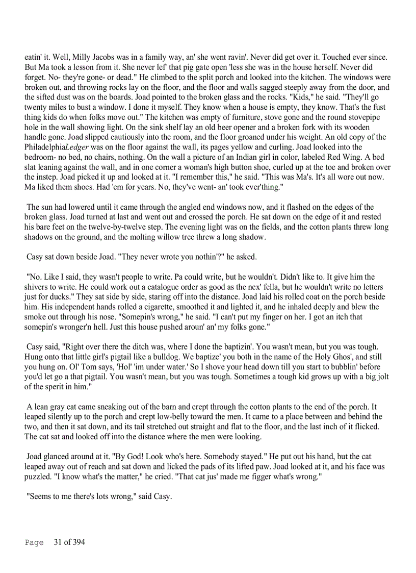 image for page The Grapes of Wrath