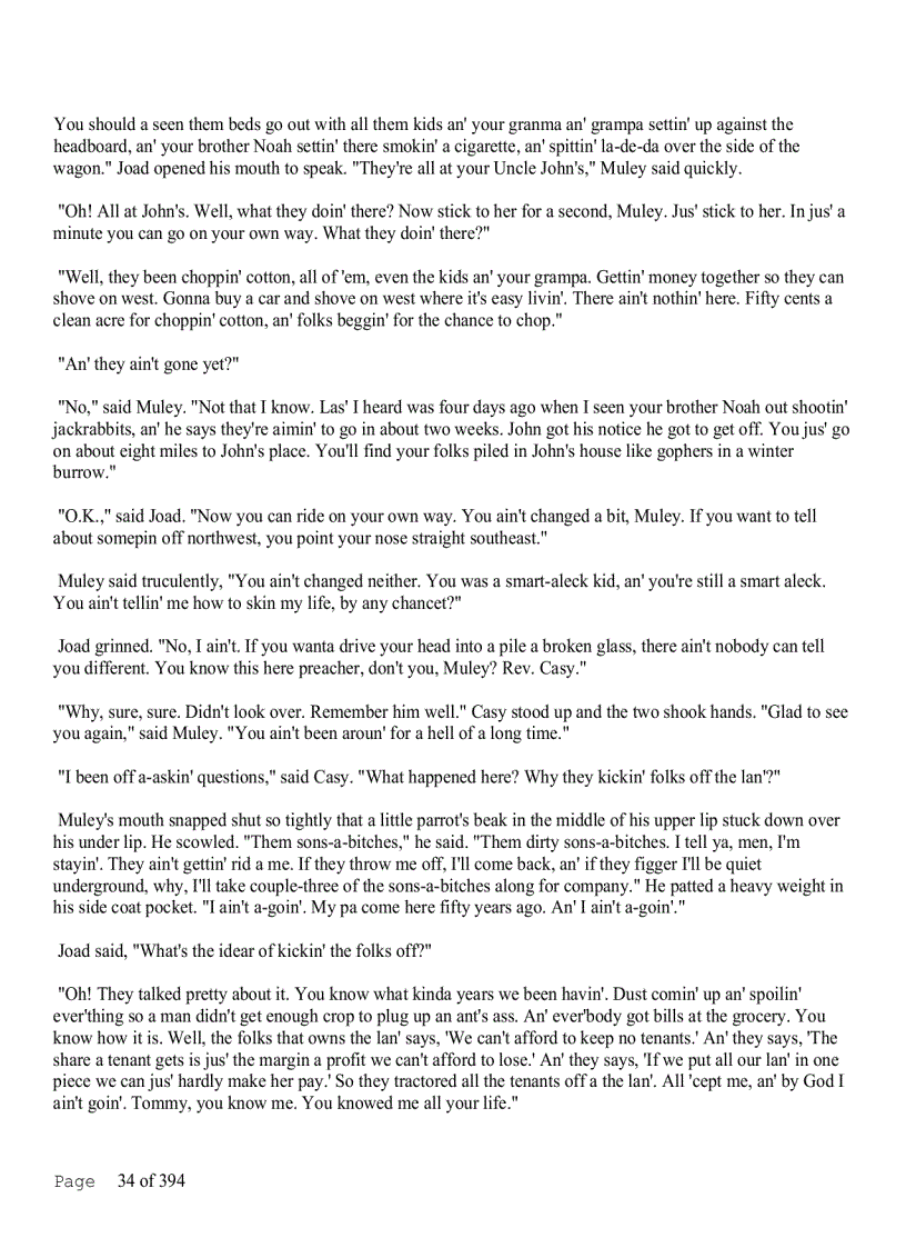 image for page The Grapes of Wrath