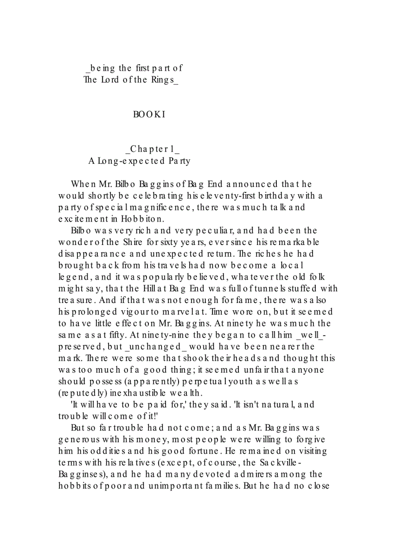 image for page The Lord of the Rings Fellowship of the Ring Vol 1