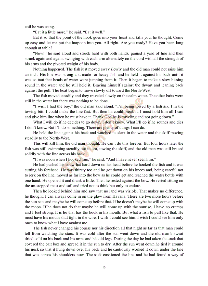 image for page The Old Man and the Sea Ông già và biển cả