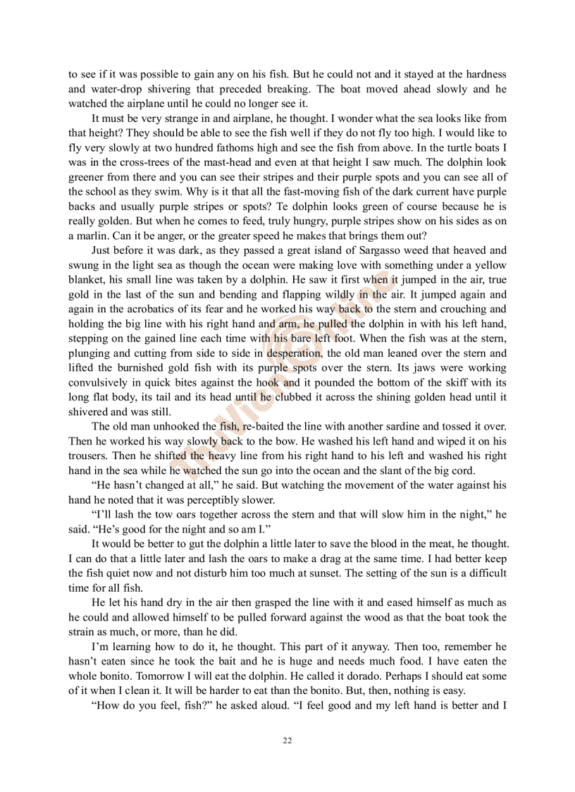 image for page The Old Man and the Sea Ông già và biển cả