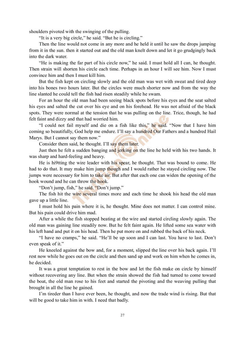 image for page The Old Man and the Sea Ông già và biển cả