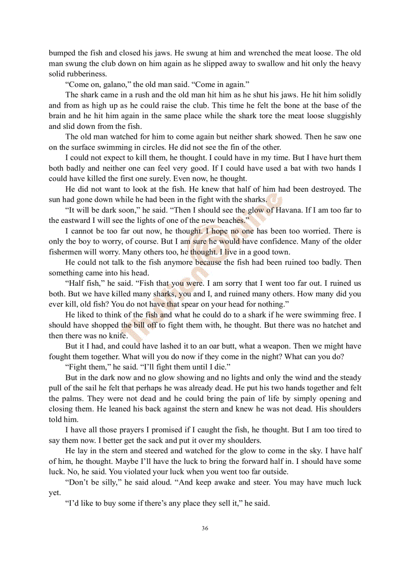 image for page The Old Man and the Sea Ông già và biển cả