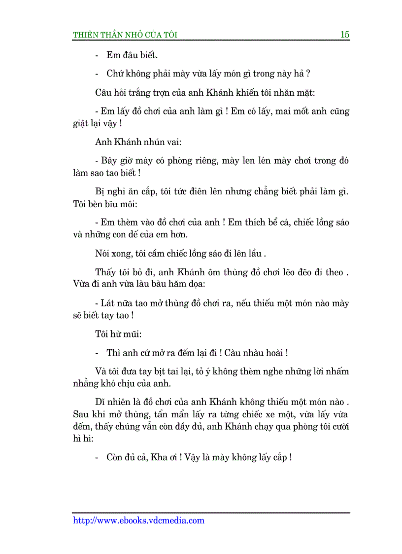 image for page Thiên Thần Nhỏ Của Tôi