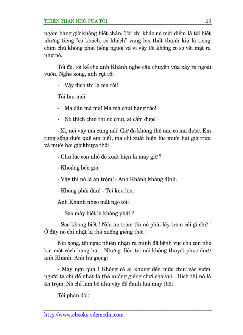 image for page Thiên Thần Nhỏ Của Tôi