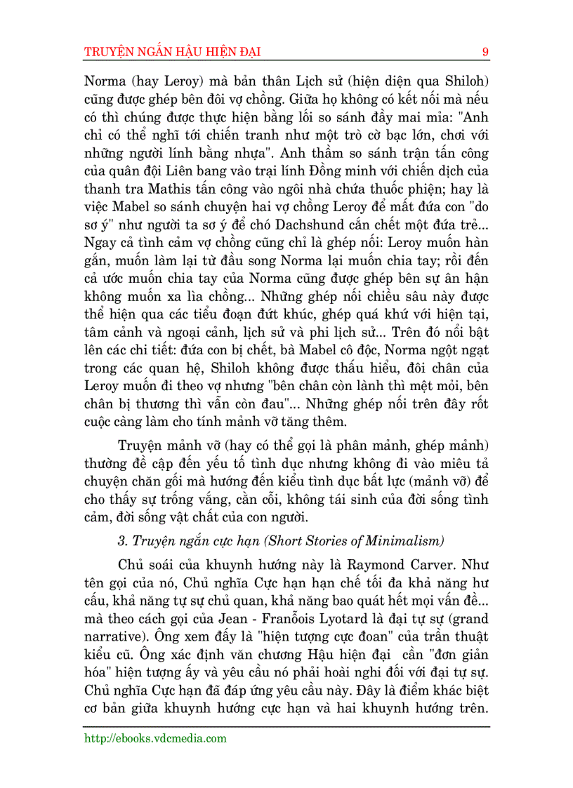 image for page Truyện Ngắn Hậu Hiện Đại Quyển 1