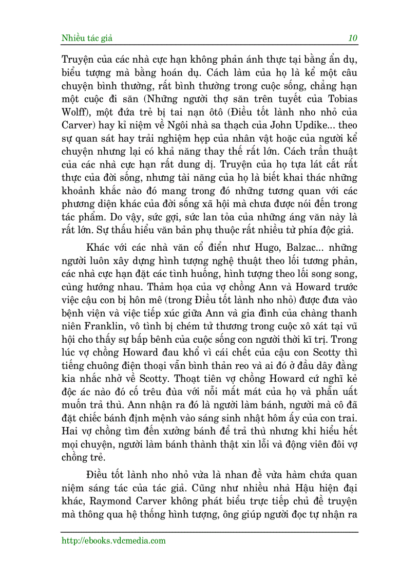 image for page Truyện Ngắn Hậu Hiện Đại Quyển 1