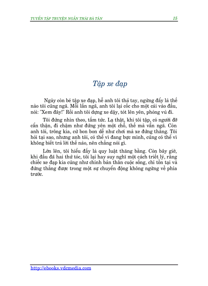 image for page Tuyển Tập Truyện Ngắn Thái Bá Tân Phần 1