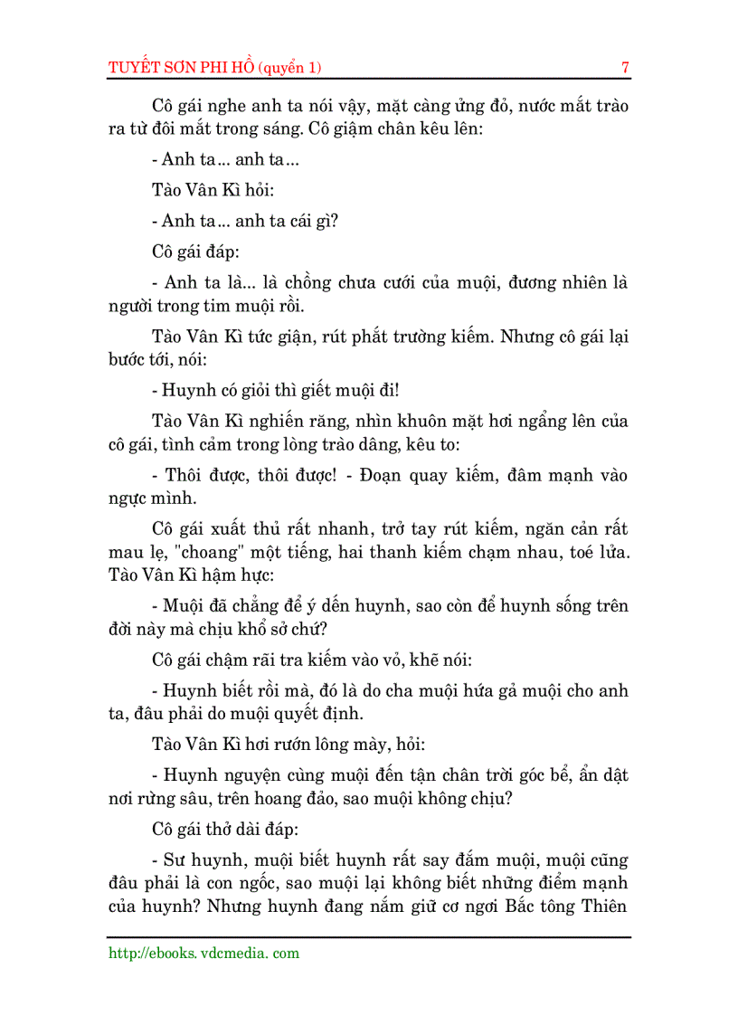 image for page Tuyết Sơn Phi Hồ Quyển 1